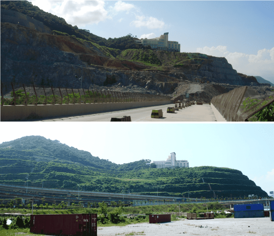 深圳市東部沿海高速公路-蓮塘至鹽田段梧桐山道立交路塹邊坡地質(zhì)災(zāi)害治理工程勘查、設(shè)計(jì)