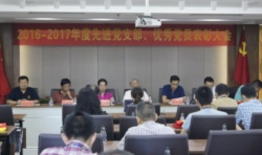 公司黨委召開2016-2017年度先進黨支部、優(yōu)秀黨員表彰大會